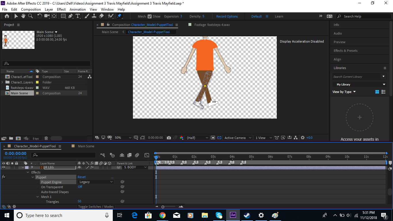 Adobe After Effects CC 2019 Puppet Tool: Unspecifi... - Adobe Support